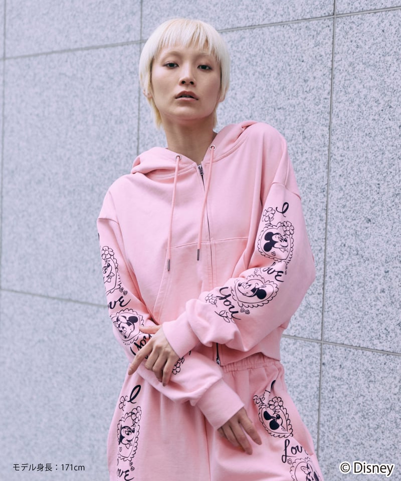 Disney / SWEAT ZIP HOODIE(ミッキー&ミニー)【WCJ-TD-062P
