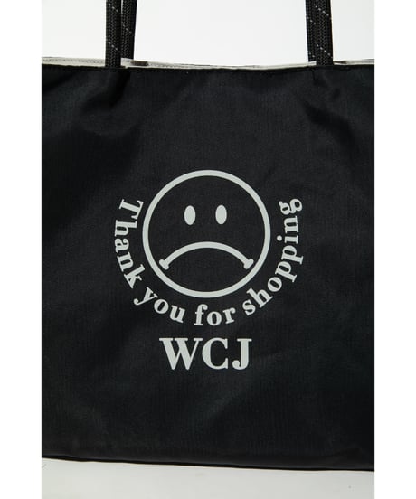 【撥水】リバーシブルトートバッグ【WCJ-TB-014BLK-GRY】