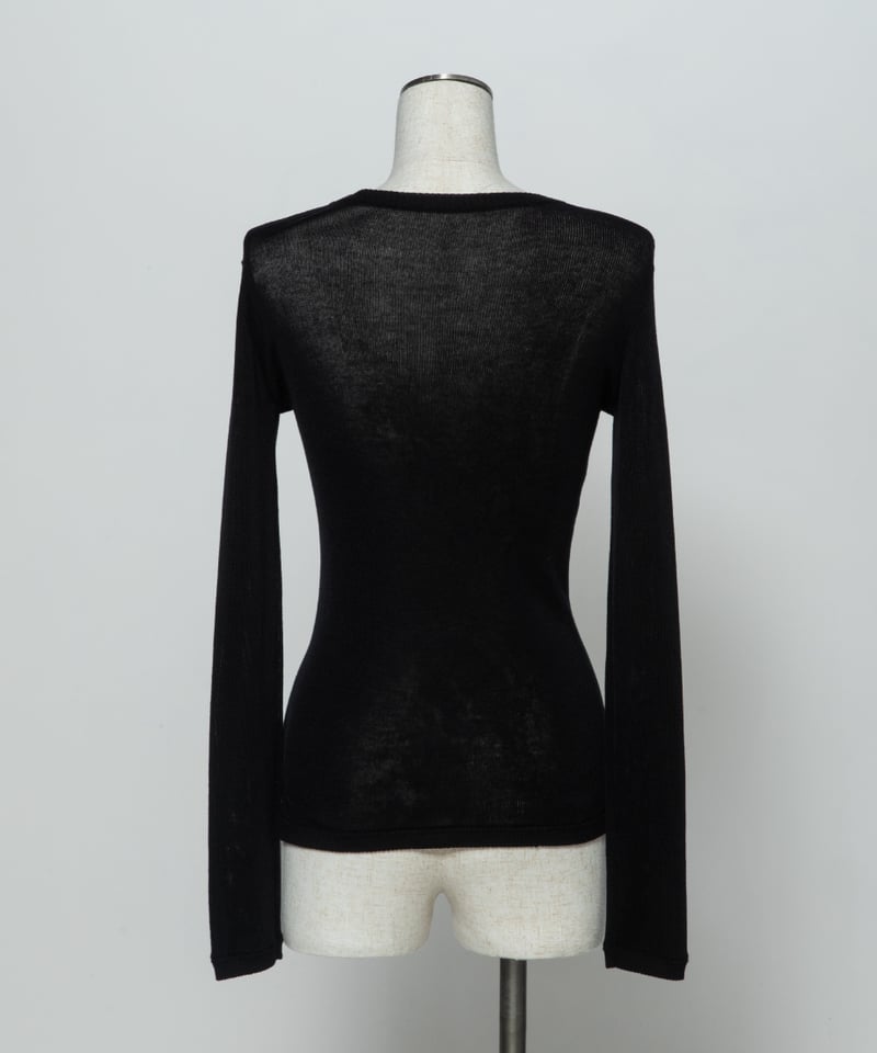 シアーニットTOPS【WCJ-MK-029BLK】 | WCJ OFFICIAL WEB STORE