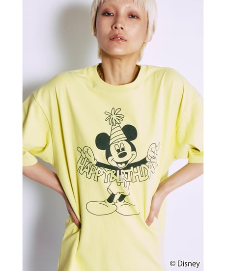 Disney / HAPPY BIRTHDAY TEE(ミッキー)【WCJ-TD-005LIM01】