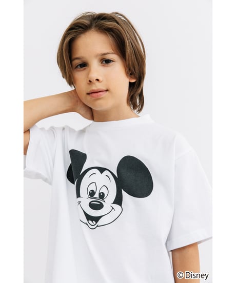 Disney / KIDS TEE（ミッキー）【WCJ-GC-051WHT01】