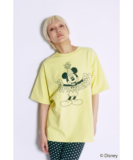 Disney / HAPPY BIRTHDAY TEE(ミッキー)【WCJ-TD-005LIM01】