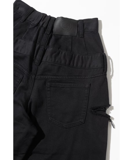 レイヤードパンツ【WCJ-GM-026BLK】