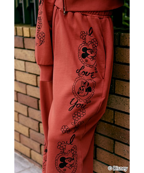 Disney / SWEAT PANTS(ミッキー&ミニー)【WCJ-TD-053RED26】