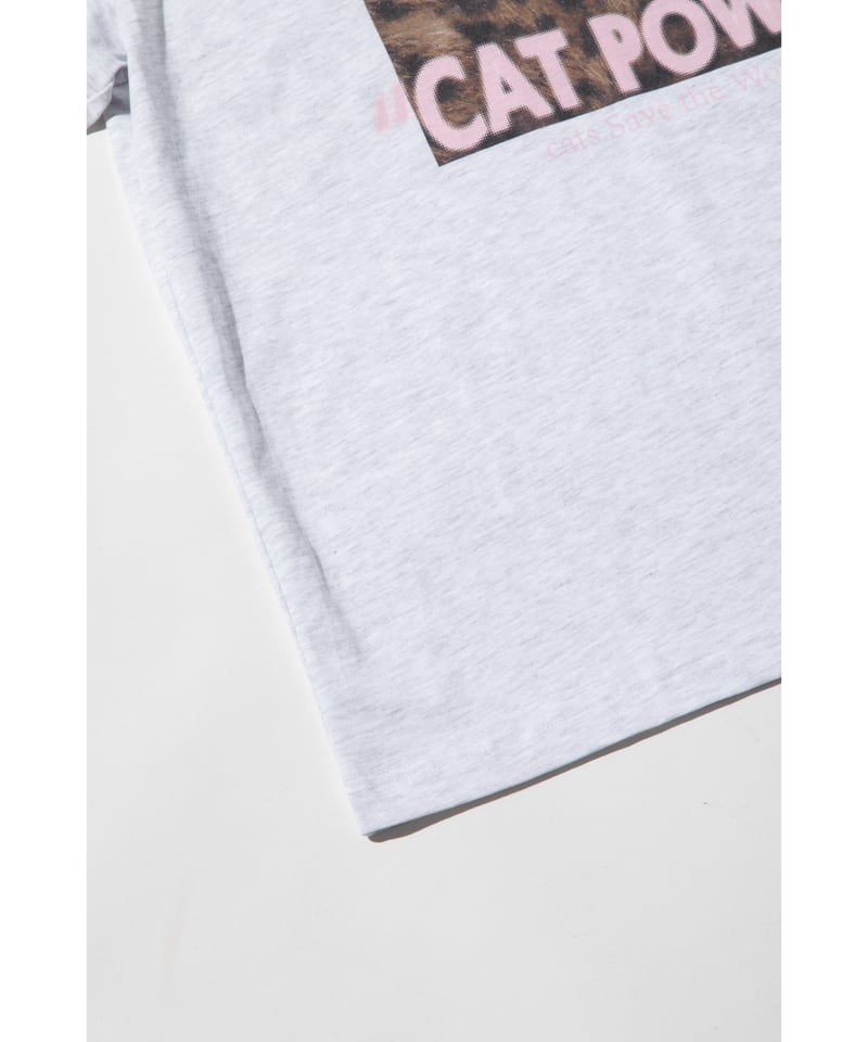CAT POWER SS TEE【WCJ-LK-020LGY】 | WCJ OFFICIAL