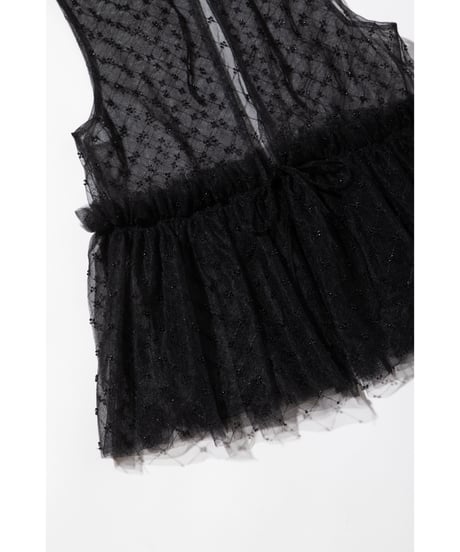 ビーズチュールTOPS【WCJ-PP-104BLK】