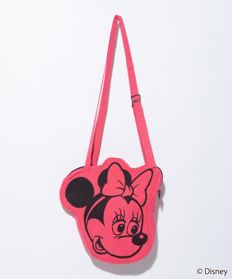 Disney / FACE DESIGN SHOULDER BAG(ミニー)【WCJ-GC-056RED02】