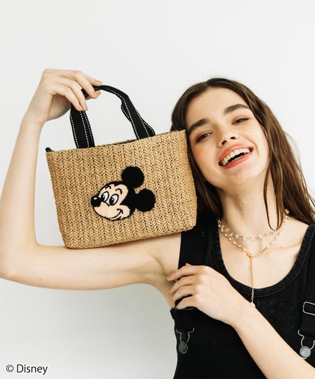 Disney / カゴバッグ【WCJ-KI-004BEG】 ※8月上旬発売予定