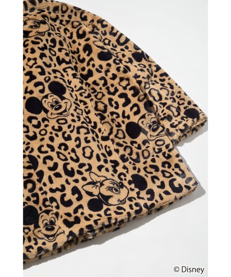 Disney / LEOPARD DESIGN COAT【WCJ-NA-048BEG-BLK】