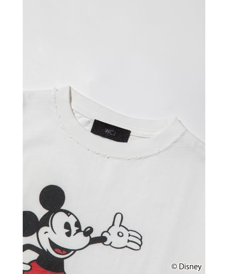Disney / OVER DYE SS TEE(ミッキー)【WCJ-GC-054WHT01】