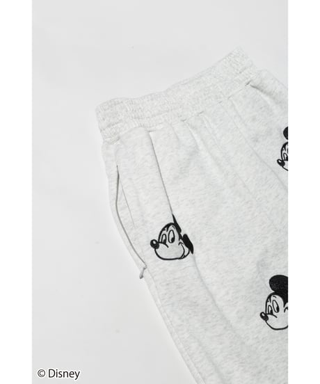 Disney / EMBROIDERY SWEAT PANTS(ミッキー)【WCJ-TD-045GRY01】
