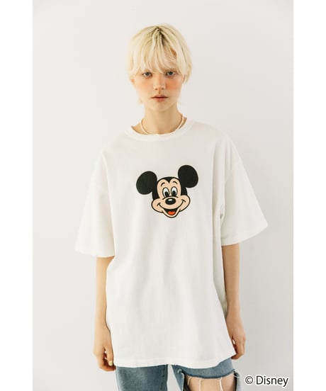 Disney / OVER DYE SS TEE（ミッキー）【WCJ-GC-027WHT01】