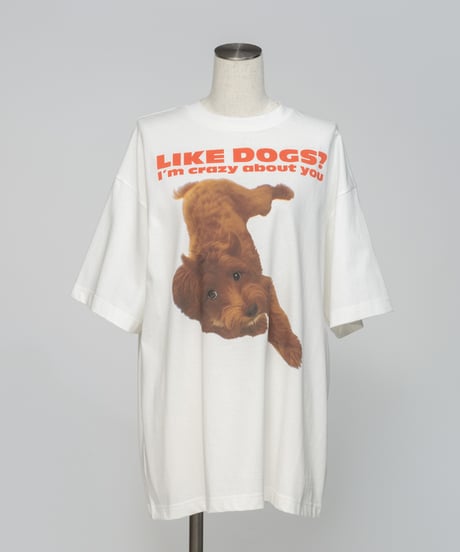 DOG TEE【WCJ-LK-031WHT】
