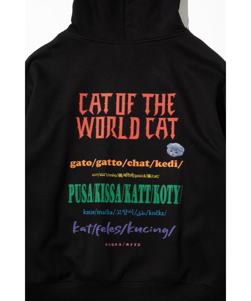 お値下げ！新品wcj !CAT POWER SWEAT 美品WCJパーカーCATPOWERピンクSWEATHOODIE猫フーディ若槻千夏 - メルカリ