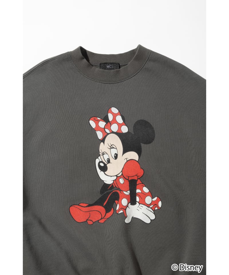 【即完売 WCJ新作】Disney / MINNIE SWEAT TOP Disney / MINNIE SWEAT TOP【WCJ-TD-021DGY】 ※2月下旬発
