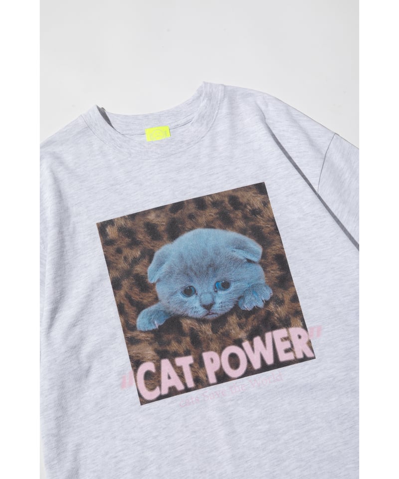 CAT POWER SS TEE【WCJ-LK-020LGY】 | WCJ OFFICIAL