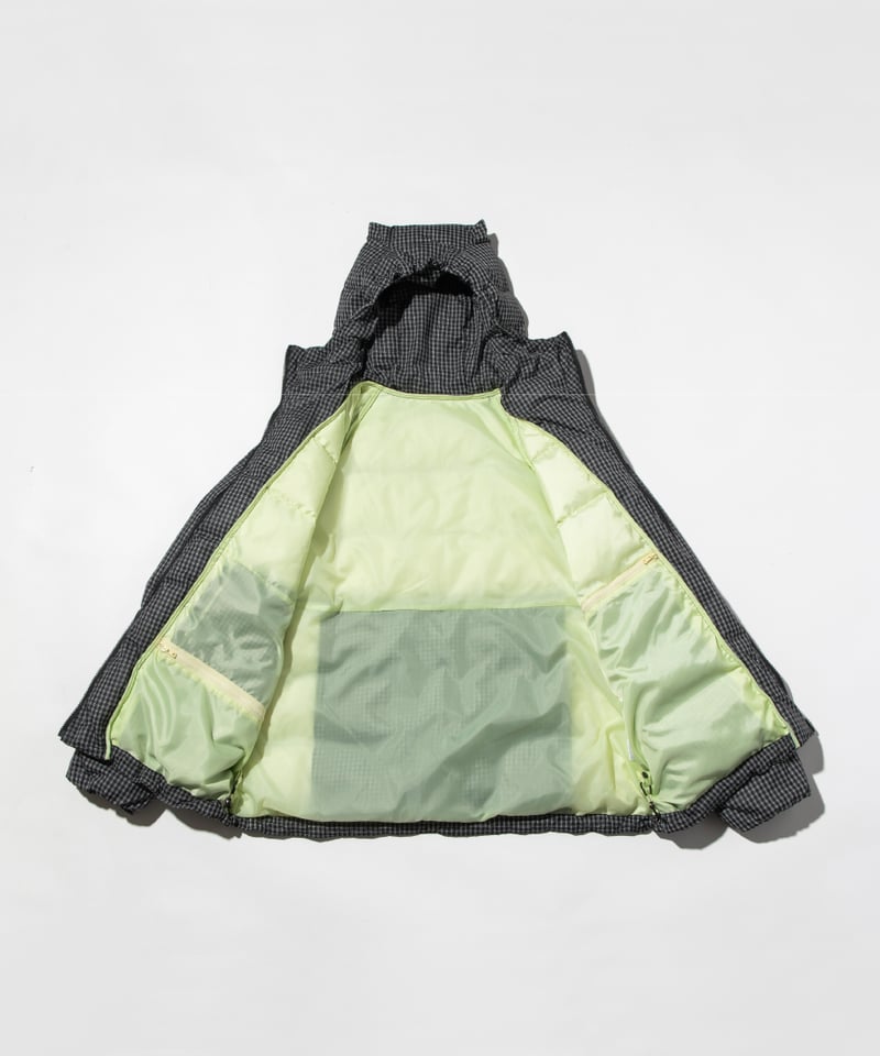 撥水】猫耳ダウンジャケット【WCJ-JF-070CHK】※12月上旬発送予定