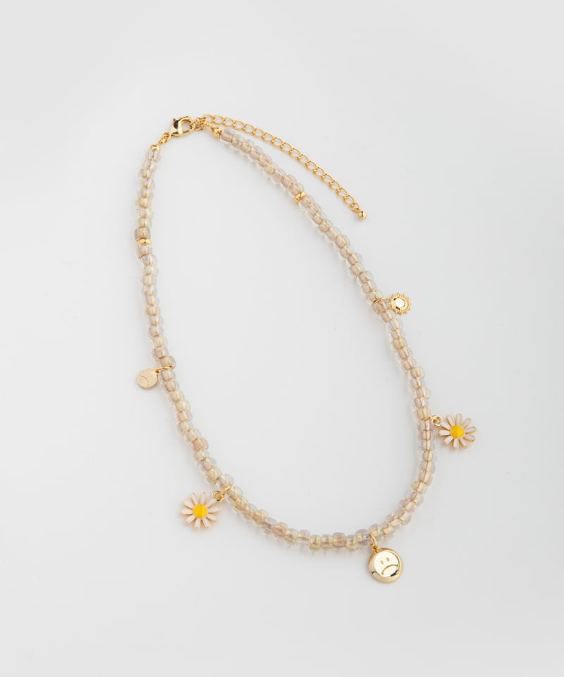 チャーム付きビーズネックレス【WCJ-GB-021CGD】 | WCJ OFFICIAL