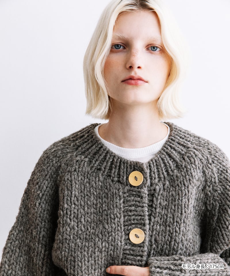 ハンドニットカーディガン【WCJ-NA-001GRY】 | WCJ OFFICIAL WEB