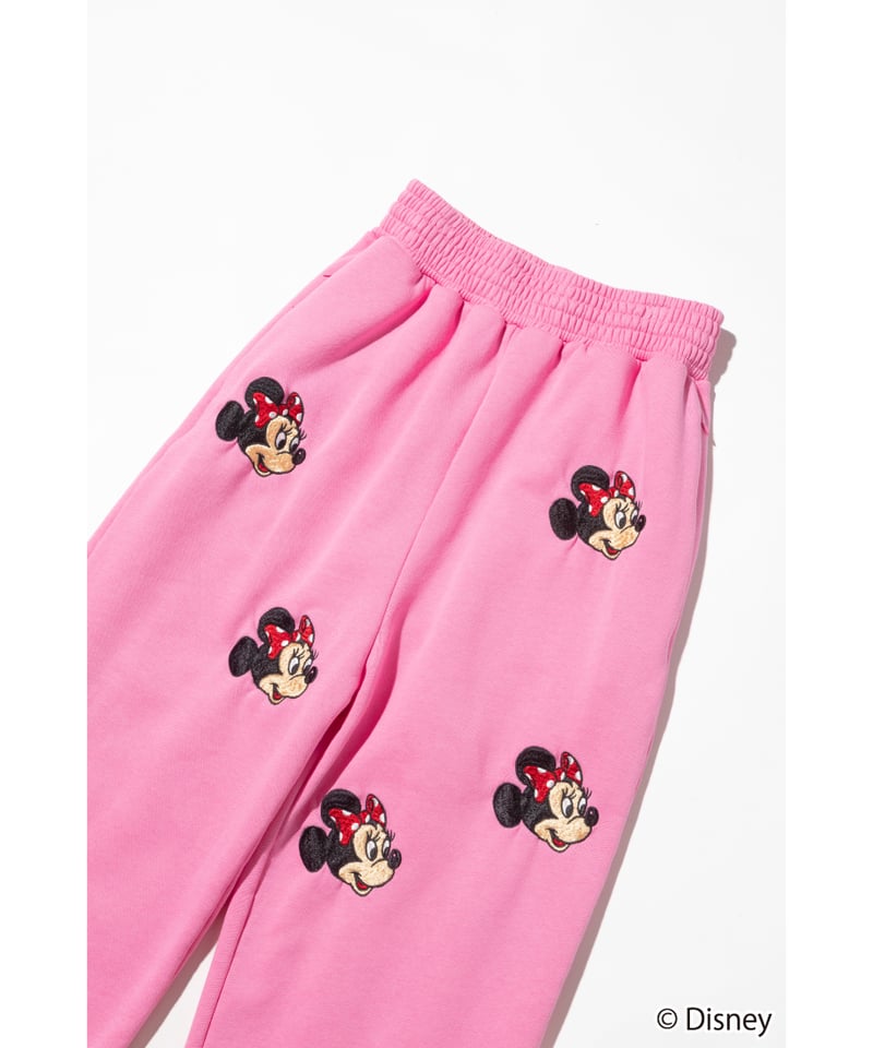 Disney / EMBROIDERY SWEAT PANTS(ミニー)【WCJ-TD-045