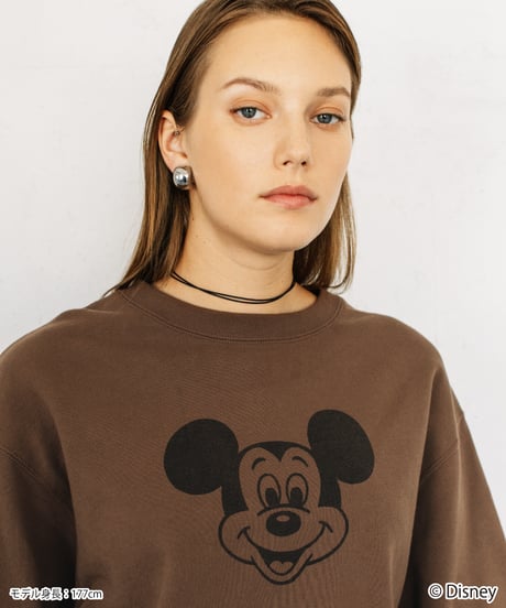Disney / SWEAT TOP(ミッキー)【WCJ-NA-049BRN01】