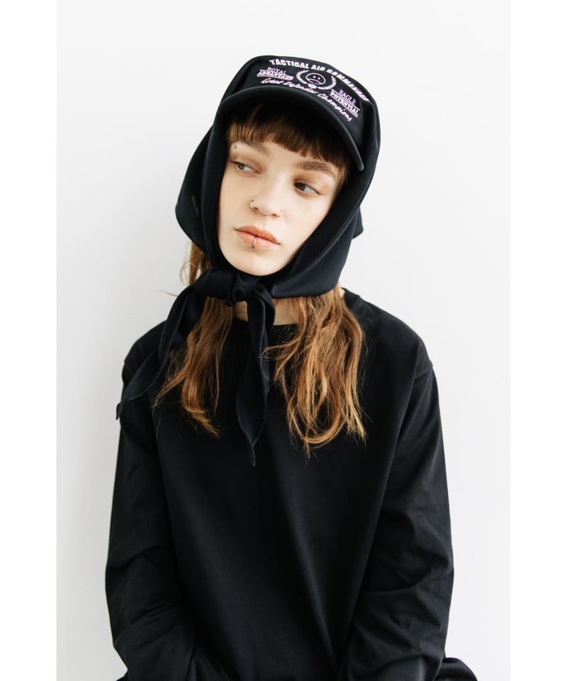 スカーフキャップ【WCJ-SM-063BLK】 | WCJ OFFICIAL WEB STORE