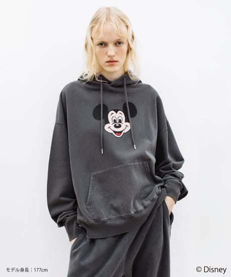 Disney / SWEAT HOODIE(ミッキー)【WCJ-NA-052BLK01】