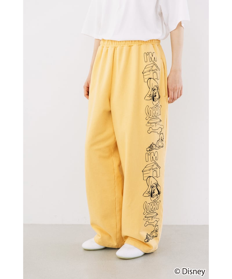 Disney / SWEAT PANTS(プルート)【WCJ-TD-053YEL07】 | W