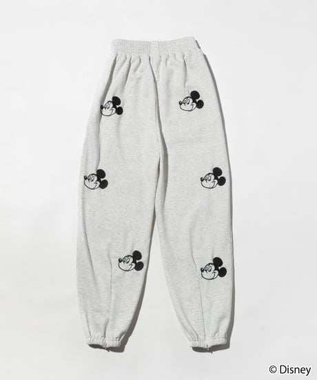 Disney / EMBROIDERY SWEAT PANTS(ミッキー)【WCJ-TD-045GRY01】