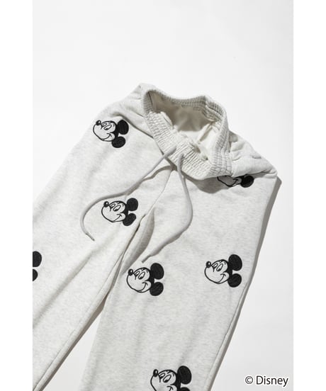 Disney / EMBROIDERY SWEAT PANTS(ミッキー)【WCJ-TD-045GRY01】