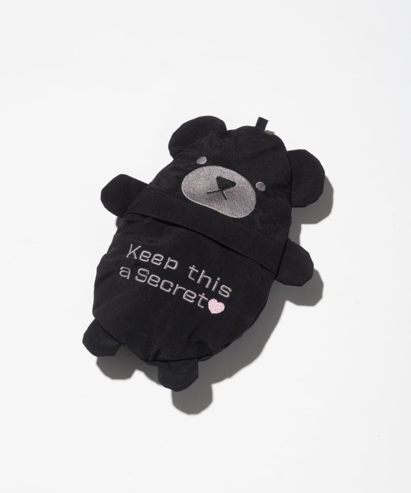 撥水】クマポケッタブルハット【WCJ-SM-065BLK】※6月下旬発売予定