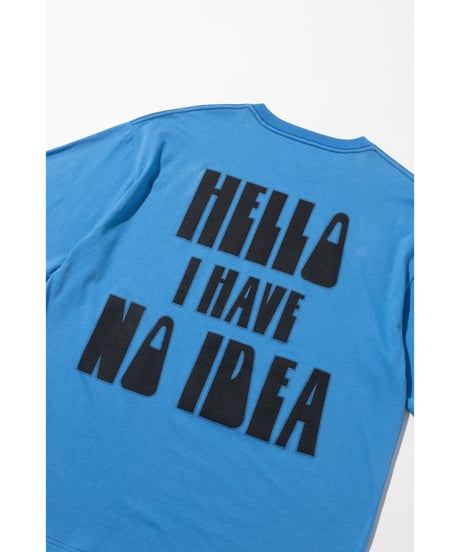 I HAVE NO IDEA TEE【WCJ-TC-145BLU】
