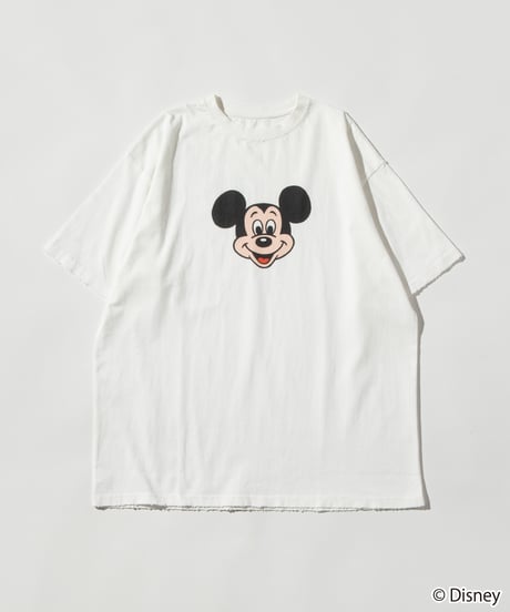 Disney / OVER DYE SS TEE（ミッキー）【WCJ-GC-027WHT01】