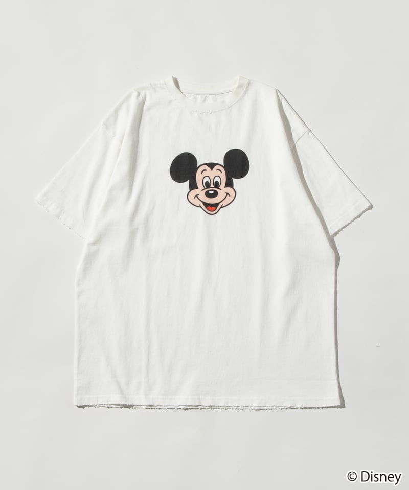 Disney / OVER DYE SS TEE(ミッキー)【WCJ-GC-027WHT01】 Disney / OVER DYE SS TEE(ミッキー)【WCJ-GC-027WHT01】
