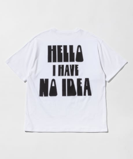 I HAVE NO IDEA TEE【WCJ-TC-145WHT】