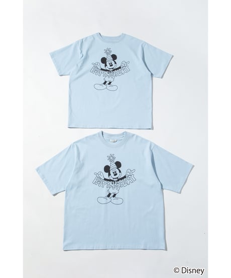 Disney / HAPPY BIRTHDAY TEE(ミッキー)【WCJ-TD-005IVO01】