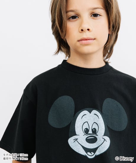 Disney / KIDS TEE（ミッキー）【WCJ-GC-051BLK01】