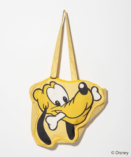 Disney / FACE DESIGN COLOR TOTE BAG(プルート)【WCJ-GC-059YEL07】