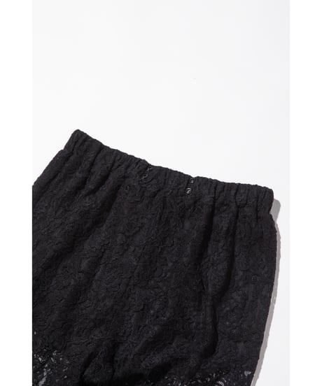 レースフレアパンツ【WCJ-PP-100BLK】