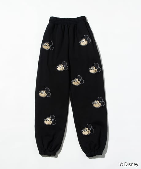 Disney / EMBROIDERY SWEAT PANTS(ミッキー)【WCJ-TD-045BLK01】