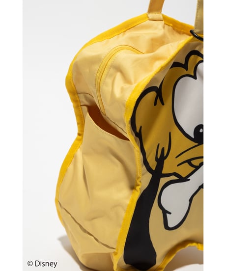 Disney / FACE DESIGN COLOR TOTE BAG(プルート)【WCJ-GC-059YEL07】