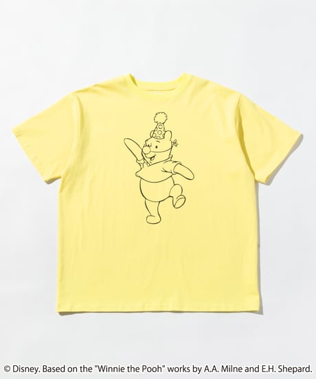 Disney / HAPPY BIRTHDAY TEE(くまのプーさん)【WCJ-TD-005YEL09】