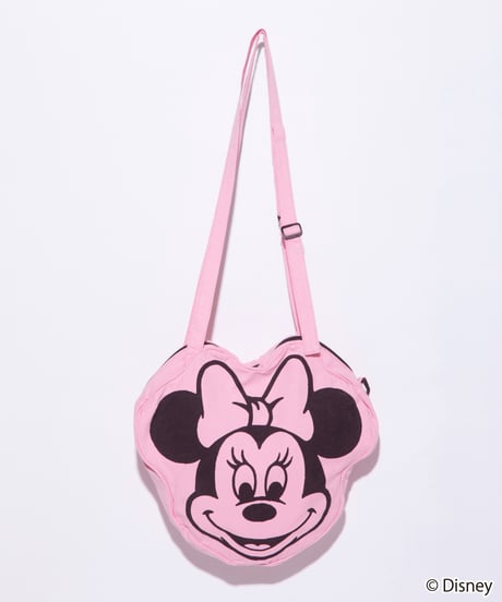 Disney / FACE DESIGN SHOULDER BAG(ミニー)【WCJ-GC-056PNK02】