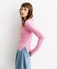 ジャガードTOPS【WCJ-PP-125PNK】
