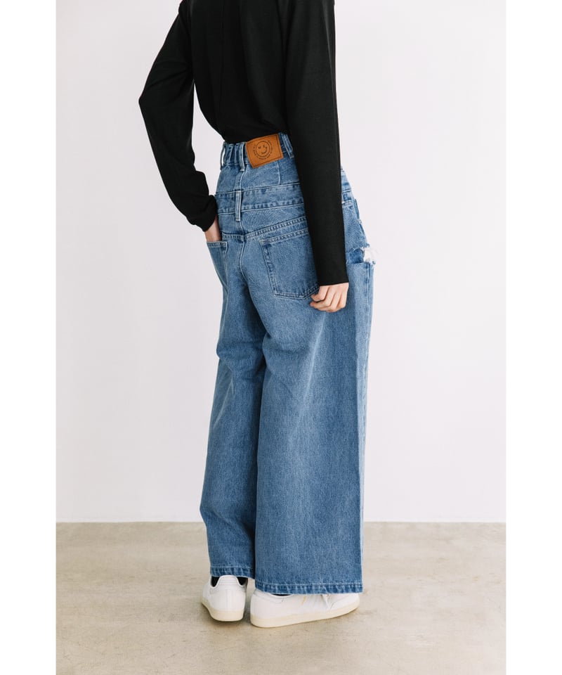 レイヤードデニムパンツ【WCJ-GM-026BLU】 | WCJ OFFICIAL WEB S