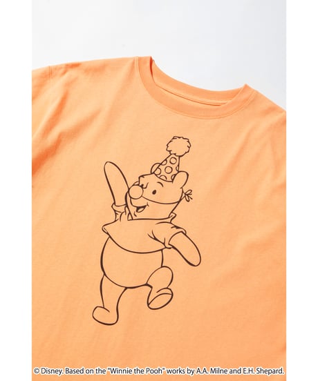 Disney / HAPPY BIRTHDAY TEE(くまのプーさん)【WCJ-TD-005ORE09】