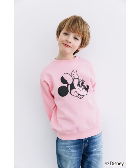 Disney / KIDS SWEAT TOP(ミニー)【WCJ-TD-002PNK02】