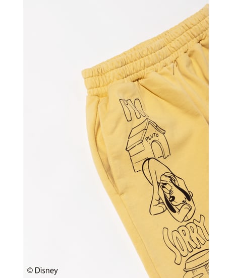 Disney / SWEAT PANTS(プルート)【WCJ-TD-053YEL07】※6月5日以降順次発送予定
