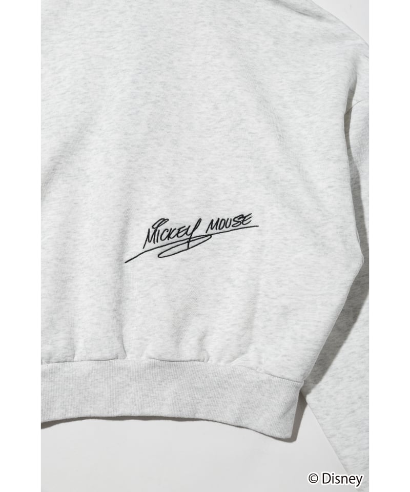Disney / EMBROIDERY ZIP HOODIE(ミッキー)【WCJ-TD-044