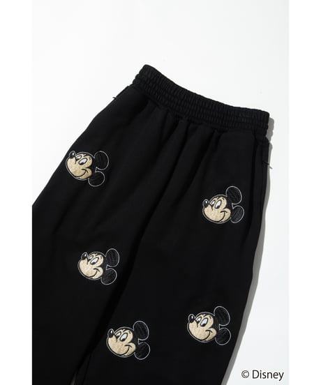 Disney / EMBROIDERY SWEAT PANTS(ミッキー)【WCJ-TD-045BLK01】